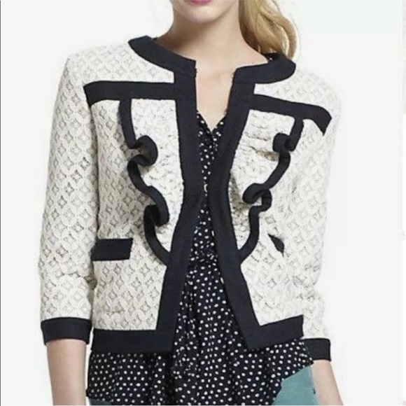 Anthropologie Jackets & Blazers - Anthropologie Tabitha Lace Jacket Size 12